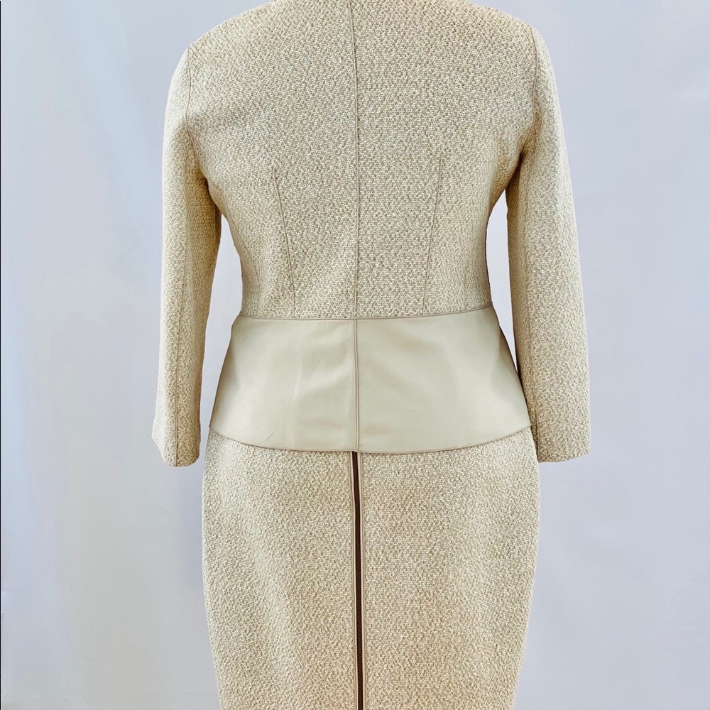 LAYFAYETTE 148 ITALIAN LAMBSKIN COMBO JACKET - Picture 3 of 9